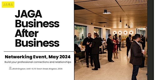 Imagem principal do evento JAGA Business after Business Networking Event | May 2024