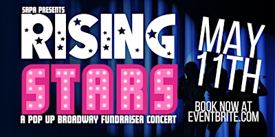 Imagem principal do evento Rising Stars! A Pop Up Broadway Fundraiser
