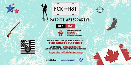 Primaire afbeelding van FCK H8T: The After Party Range + Ranch Day!