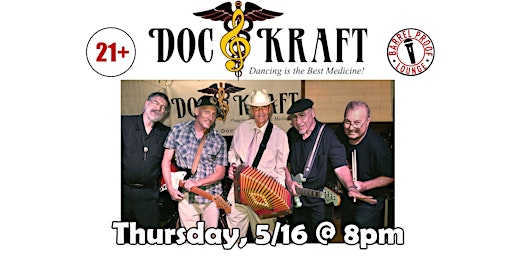 Imagem principal do evento Live Music | Doc Kraft Dance Band | Rock n' Roll in Downtown Santa Rosa!