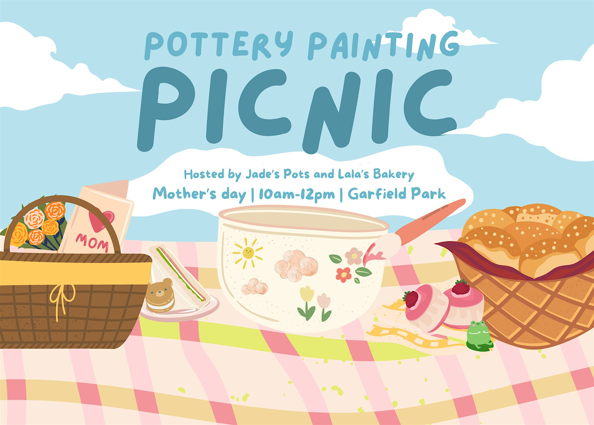 Mother's Day Pottery Painting Picnic