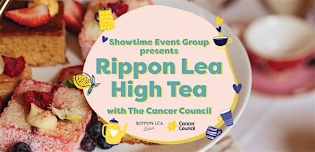 Cancer Council High Tea at Rippon Lea Estate