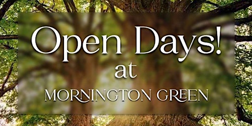 Image principale de Open Day at Mornington Green