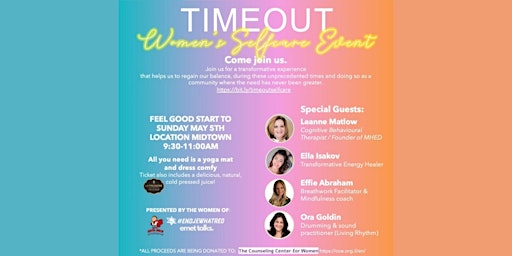 Imagem principal do evento Timeout Women's Selfcare Event