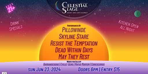 Imagem principal do evento Celestial Stage - music and arts market