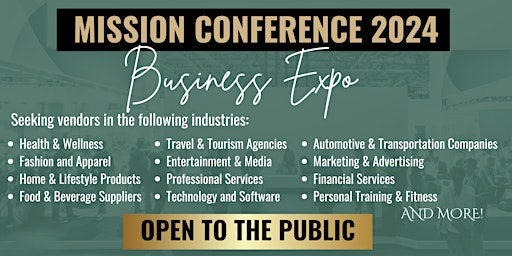 Imagem principal de Mission Conference Business Expo
