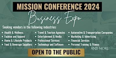 Imagem principal de Mission Conference Business Expo