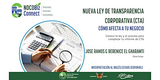 Hauptbild für Ley de Transparencia Corporativa para Negocios/Corporate Transparency Act