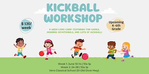 Image principale de Kickball Workshop: Week 2