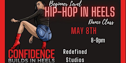Hip-Hop In Heels Dance Class With Tess (May 8th Wednesday) primary image
