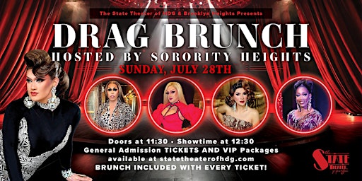 Image principale de July Drag Queen Brunch Hosted by Sorority Heights