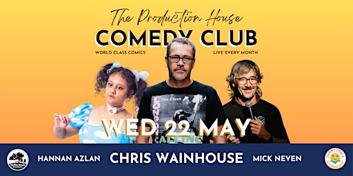 Primaire afbeelding van Production House Comedy Club @ Moffat Beach Brewing Co May Show