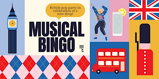 Imagem principal do evento Musical Bingo | British Pop