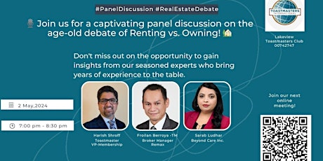 Panel Discussion Renting vs Owning