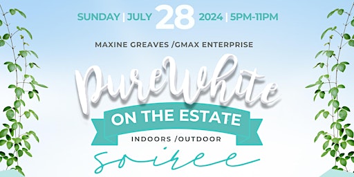 PUREWHITE ON THE ESTATE INDOORS /OUTDOOR SOIREE. primary image