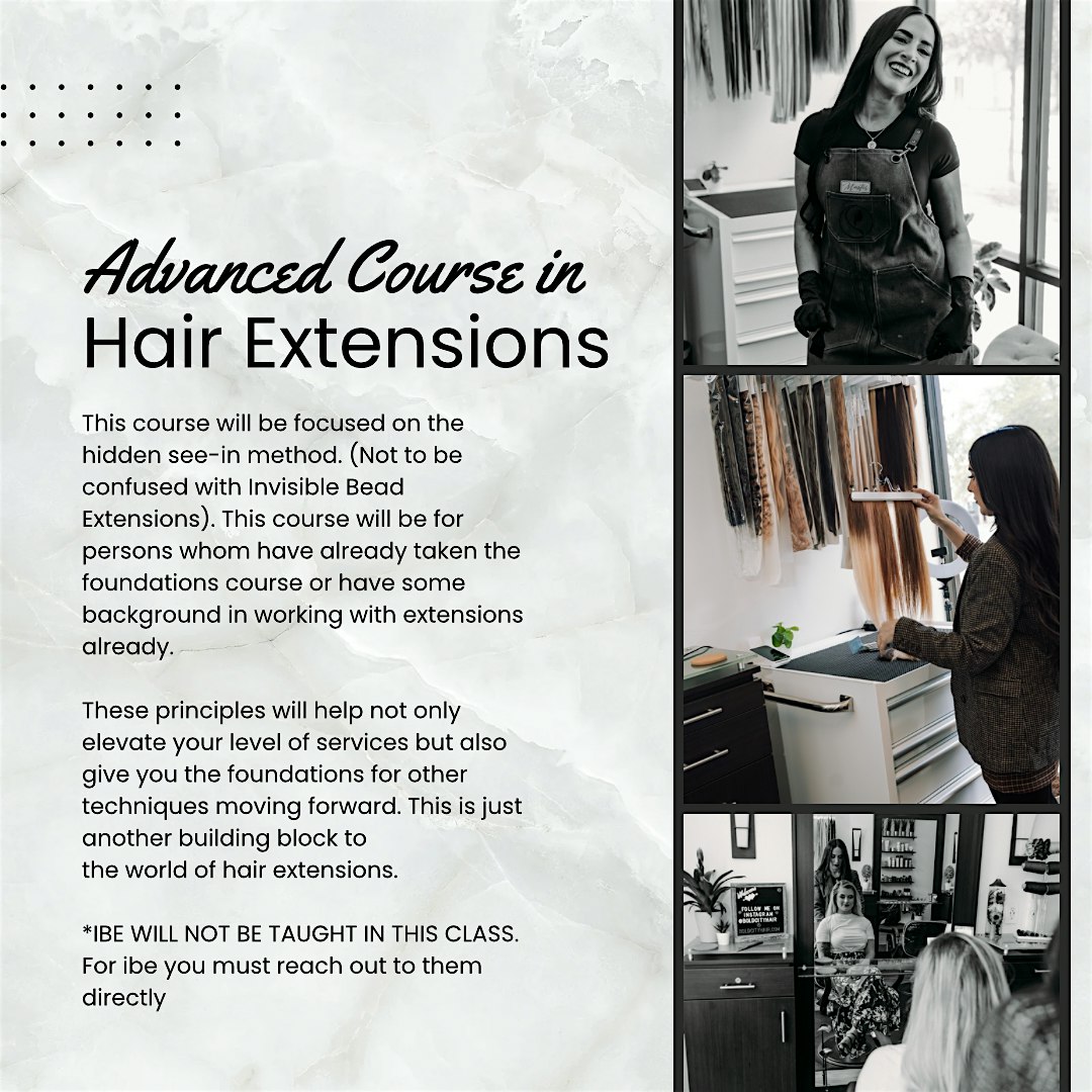 Advanced Extension Training with Bold City Hair & BCH Extensions