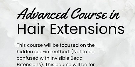 Advanced Extension Training with Bold City Hair & BCH Extensions