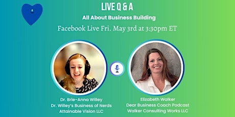 Live Q & A with Dr. Brie-Anna Willey and Elizabeth Walker