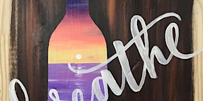 Primaire afbeelding van Peace at Sunset - Wood Pallet - Paint and Sip by Classpop!™