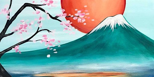 Immagine principale di Japanese Rising Sun - Paint and Sip by Classpop!™ 