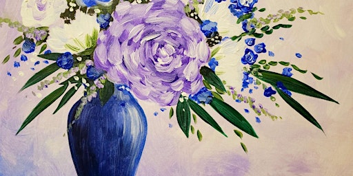 Imagem principal do evento Vibrant Violets - Paint and Sip by Classpop!™