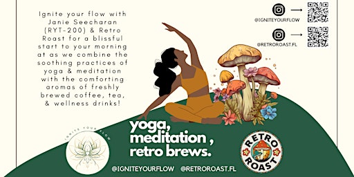 Imagem principal de Rise & Shine Yoga & Retro Brews - Coffee + Outdoor Yoga, Downtown Orlando