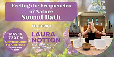 Immagine principale di Feeling the Frequencies of Nature Sound Bath 