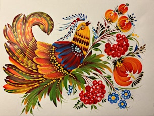 Mother's Day Painting Workshop - Create a Unique Bird in Ukrainian Folk Art Petrykivka Style