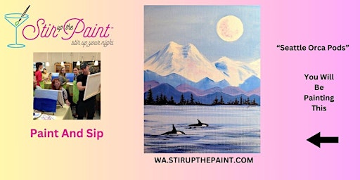 Primaire afbeelding van Redmond Paint and Sip, Paint Party, Paint Night  With Stir Up The Paint