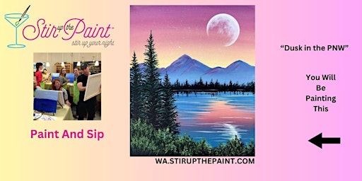 Imagen principal de West Seattle Paint and Sip, Paint Party, Paint Night (Wine Included)