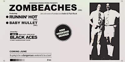 Primaire afbeelding van Zombeaches w/ Baby Mullet, Runnin' Hot & Black Aces at Simo's
