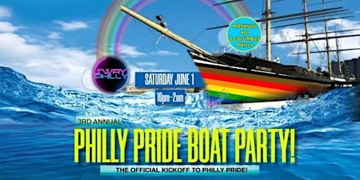 Official Philly Pride Kickoff:  The Sway Pride Boat Party!