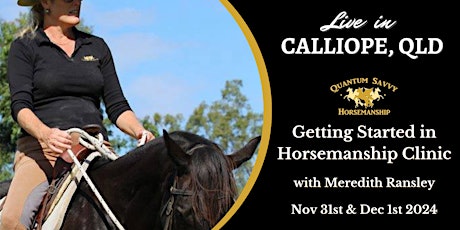 Getting Started in Horsemanship with Meredith Ransley