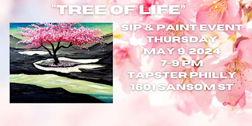 Primaire afbeelding van “Tree of Life” Life Paint and Sip Event with Master Artist (21 and Over)