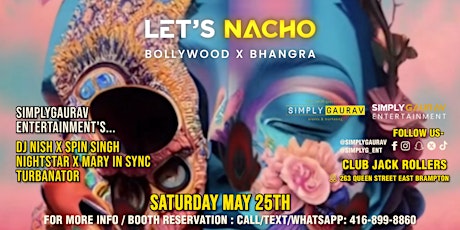 LET'S NACHO | Bollywood & Bhangra Party w/ Shisha