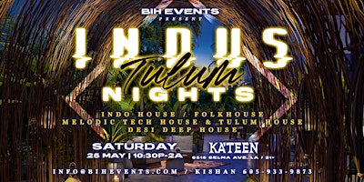 Primaire afbeelding van Tulum Themed Night Party at Kateen Hollywood on May 25th