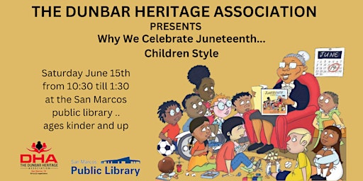 Imagen principal de Why We Celebrate Juneteenth... Children Style