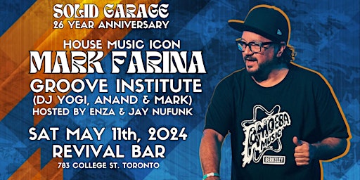 Solid Garage 26 Year Party w/ Mark Farina primary image