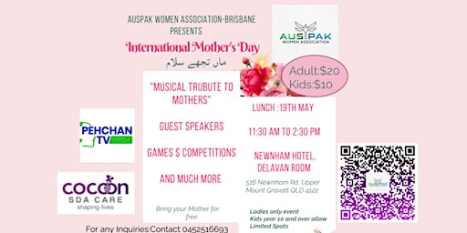 Imagem principal do evento International Mother's Day