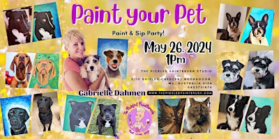 Imagem principal do evento Painting Class - Paint your Pet - May 26,  2024