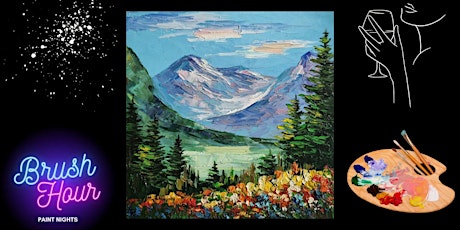 Paint & Sip - Alpine Meadow