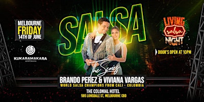 Image principale de LIVING SALSA NIGHT ft Brando Perez & Viviana Vargas