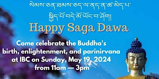 Imagem principal do evento Celebrate Saga Dawa at IBC