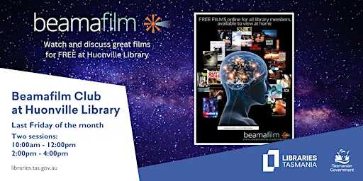 Beamafilm Club at Huonville Library primary image