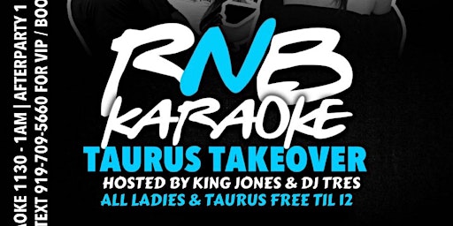 Imagem principal do evento RNB KARAOKE is the hottest new wave to hit RALEIGH NC