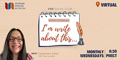 Imagem principal do evento I'm Write About This: Monthly Journaling