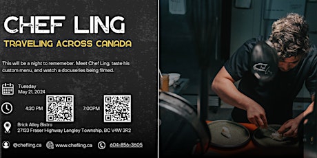 Chef Ling Traveling Across Canada