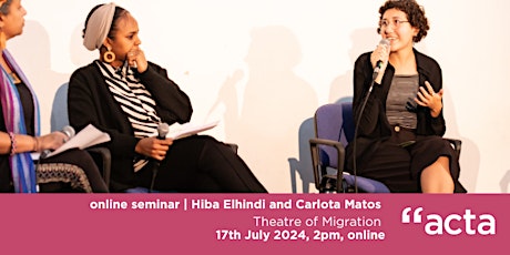 Online Seminar | Hiba Elhindi and Carlota Matos