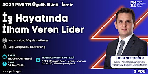 Imagem principal do evento PMI TR Üyelik Günü 2024 İzmir