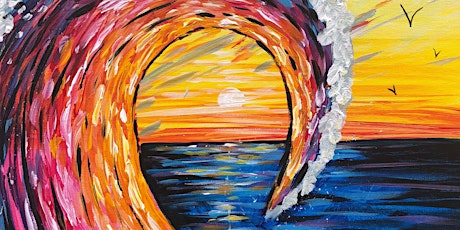 Good Morning, Let's Paint: Sunset Wave - Includes A Cup Of Coffee W/ Ticket Purchase!
